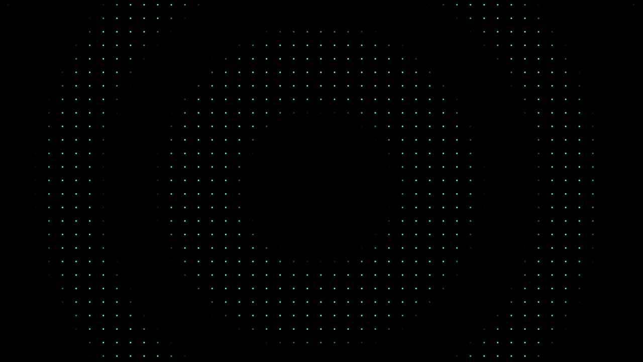 halftone radial glow background animation