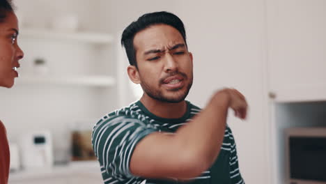 Documents,-angry-and-couple-in-argument