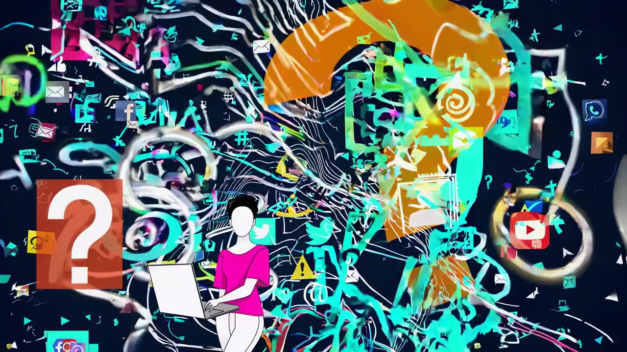 sobrecarga de información y confusión de los medios sociales