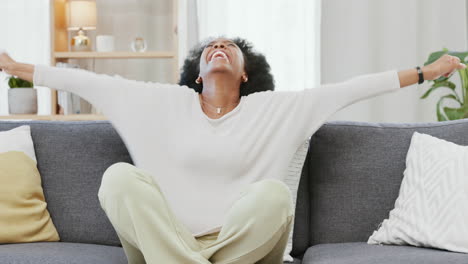 Happy-African-American-woman-expressing-joy