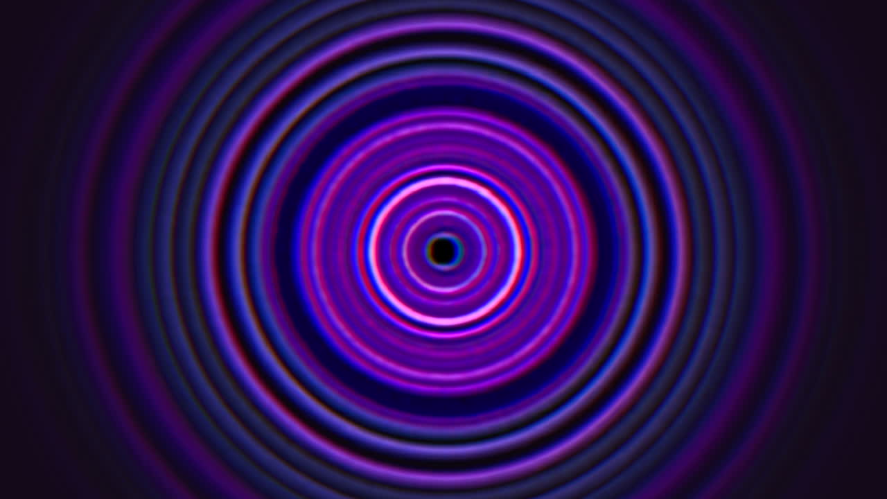 movimiento abstracto líneas espirales moradas al estilo de los años 80