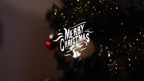 Animation-of-merry-christmas-and-new-year-text-banner-against-decorated-christmas-tree
