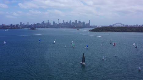 Puerto-De-Sydney---Barcos-De-Vela