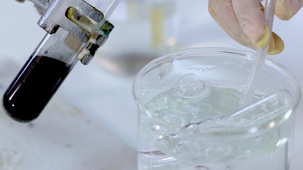 아연과 산에 대한 화학 반응 실험