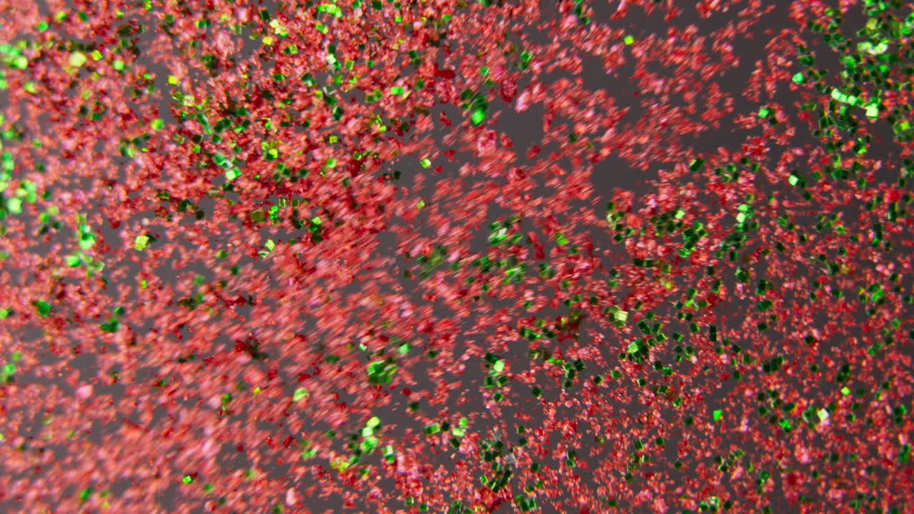 Red and Green Glitter Texture