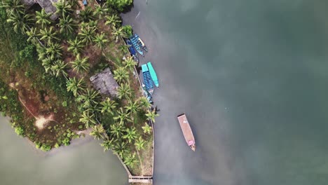 An-overhead-shot-of-backwaters-in-Goa