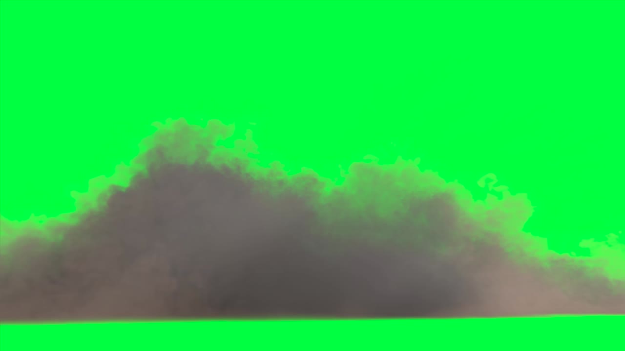 Smoke and Cloud Effects on Green Screen