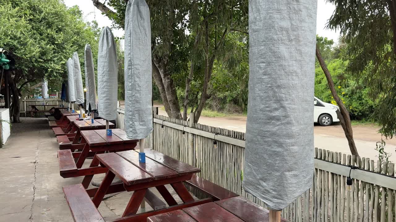 restaurant deck in natures valley
