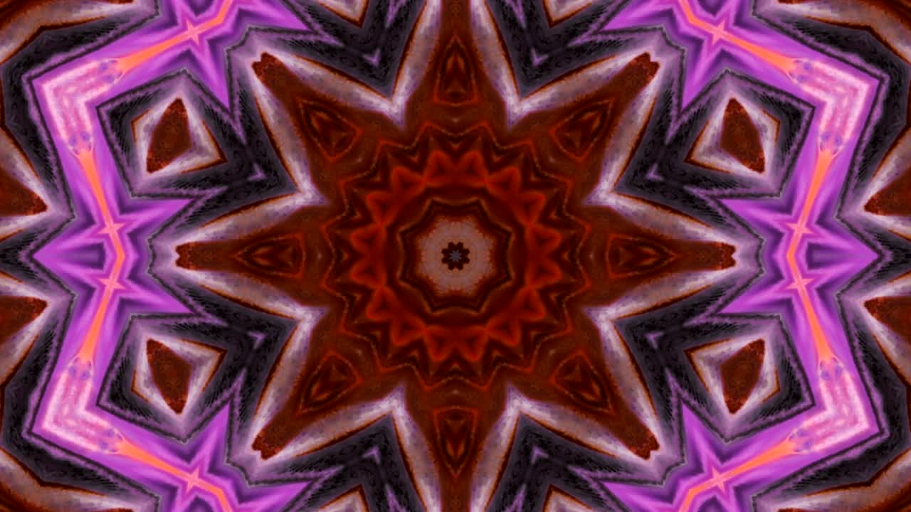 movimiento de fondo de kaleidoscopio abstractamente colorido