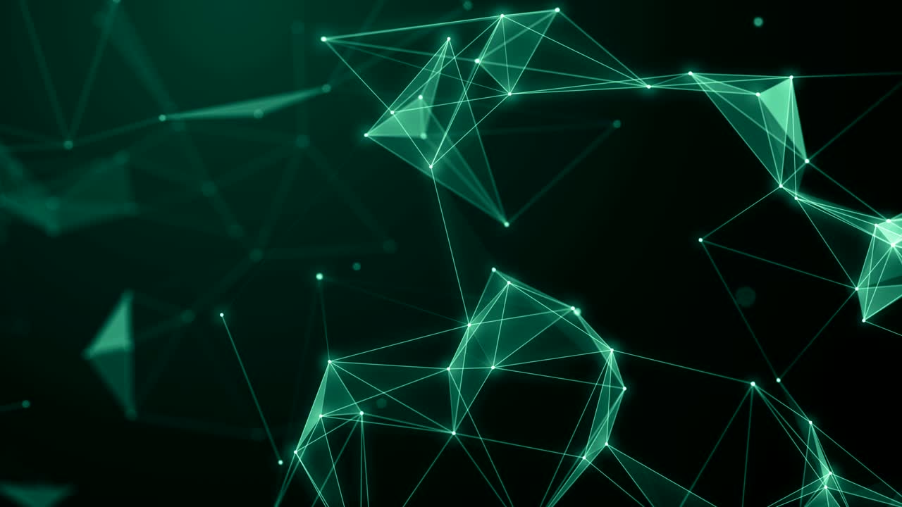 Plexus abstract network titles technology science background loop