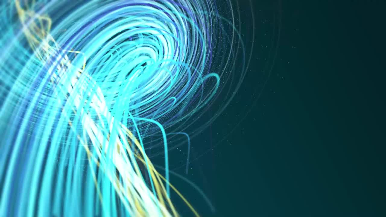 Abstract vortex swilling round in vacuum