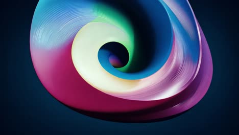 colorful abstract spiral design