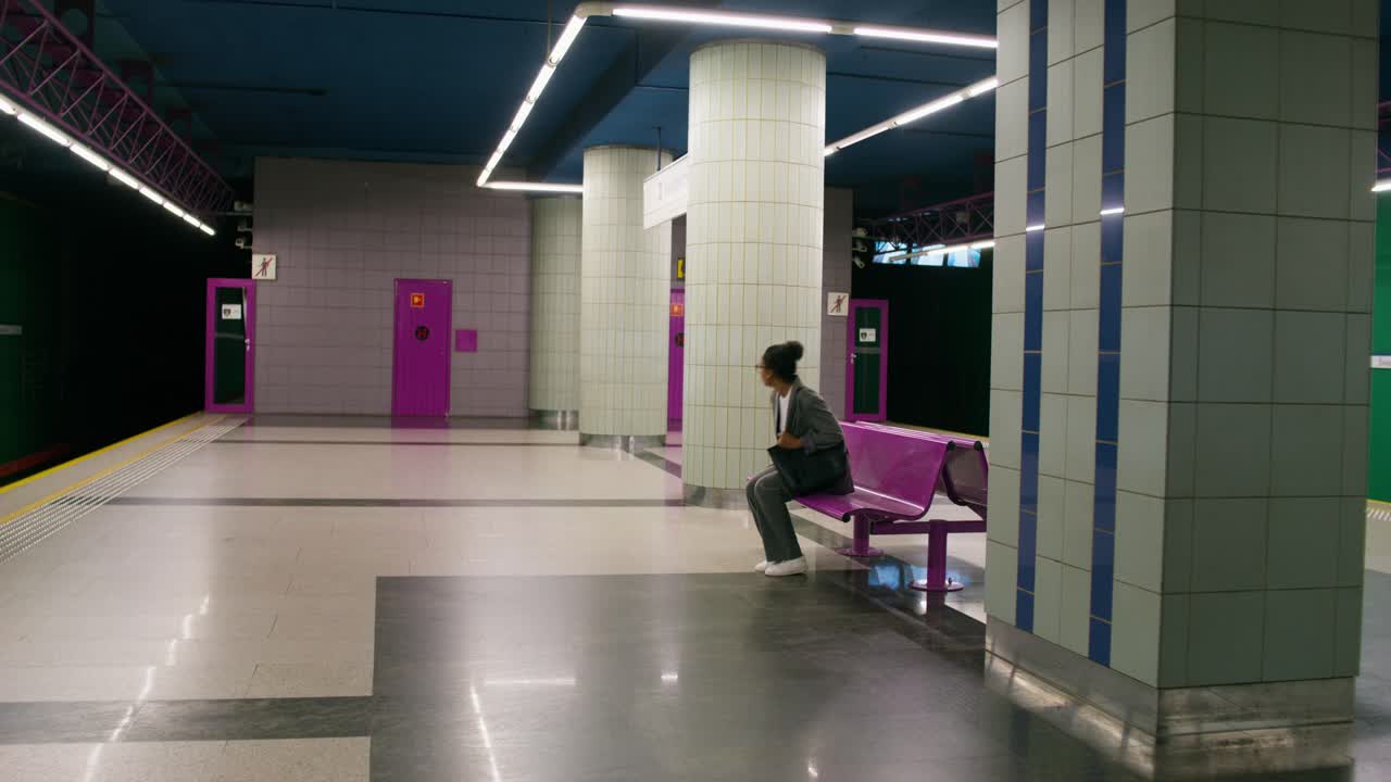 Leere U-Bahn-Station