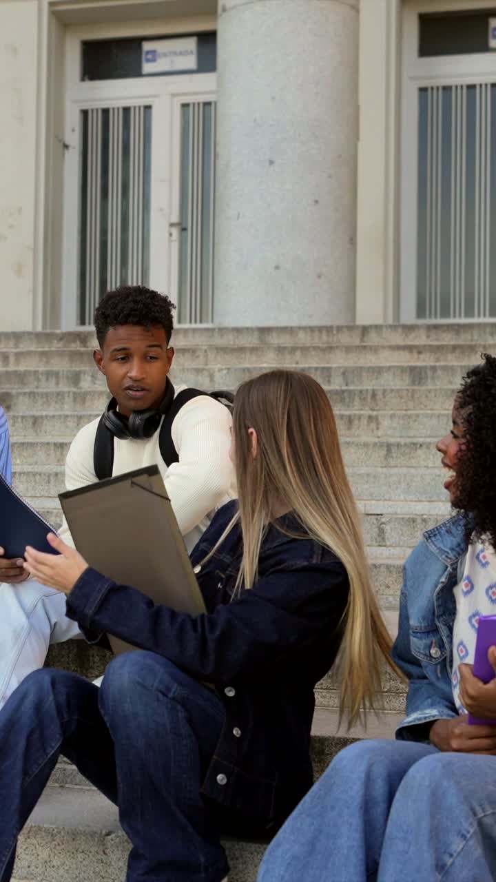 Studenter på Campus