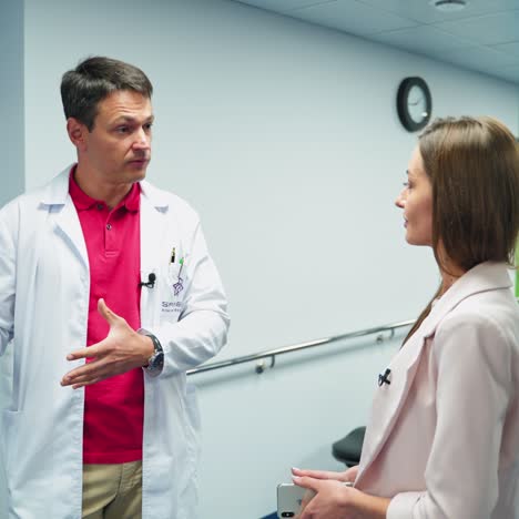 doctor with female patient