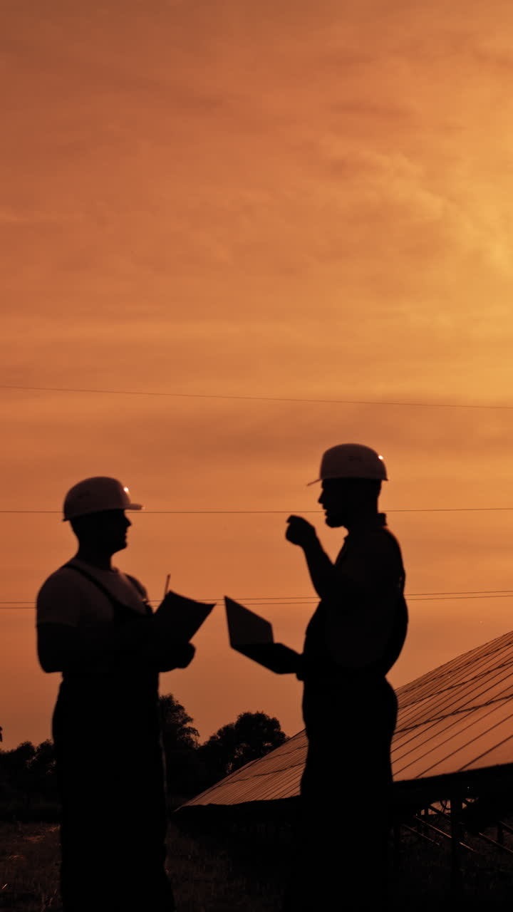 Engineers discuss solar panel project