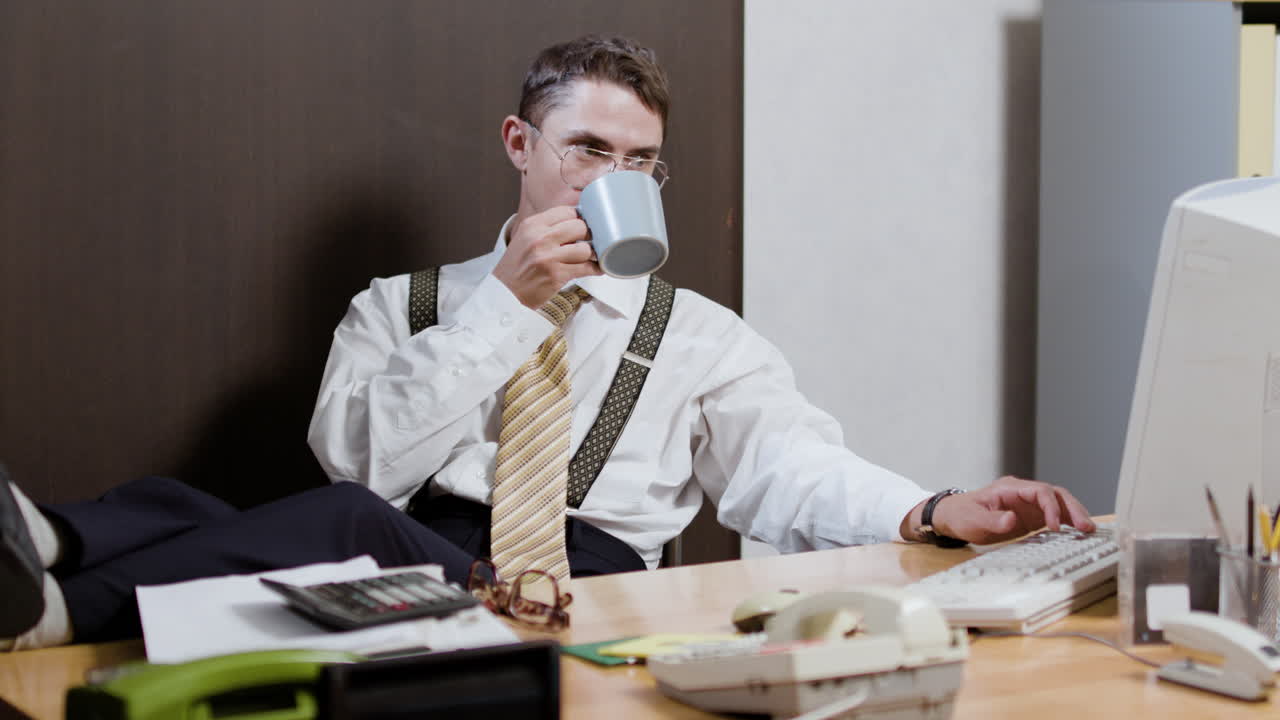 винтажный офис.