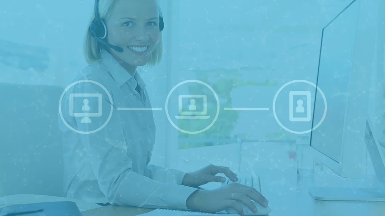 interfaz de comunicación sobre la mujer trabajadora.