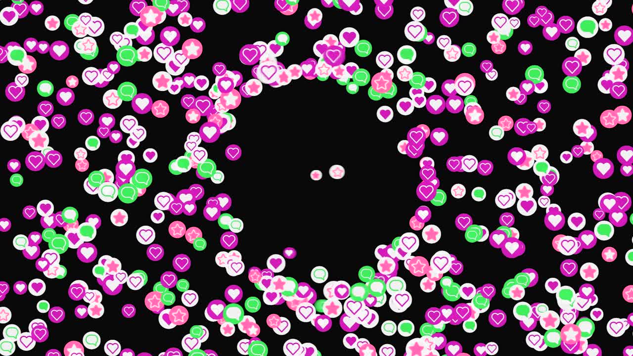 소셜 미디어 축제 배경