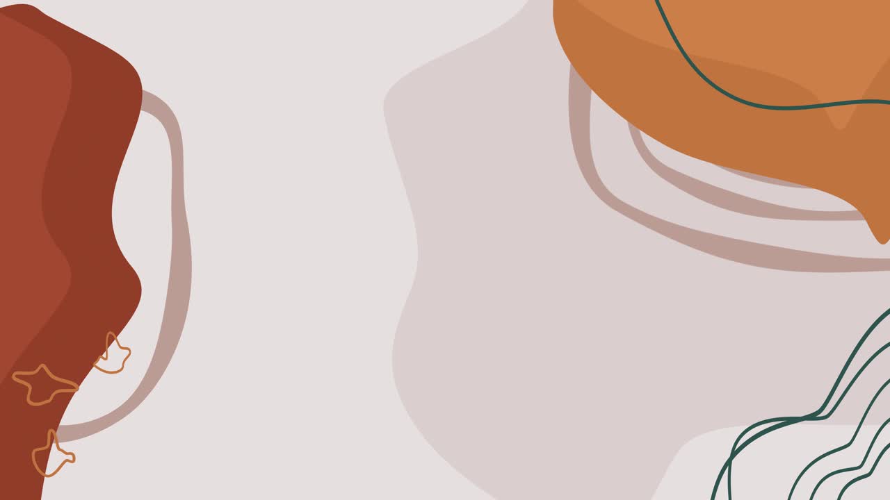 Abstract Fall Organic Shapes Background