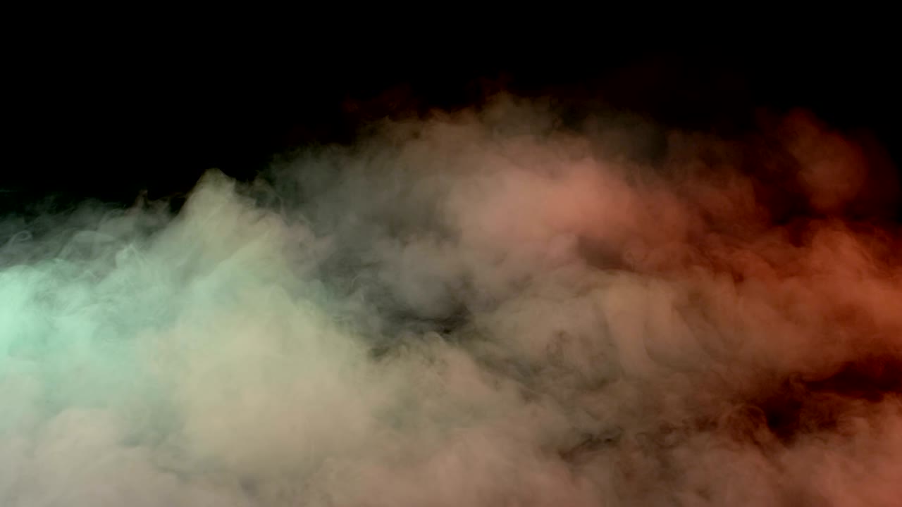 nubes de humo de hielo seco realista