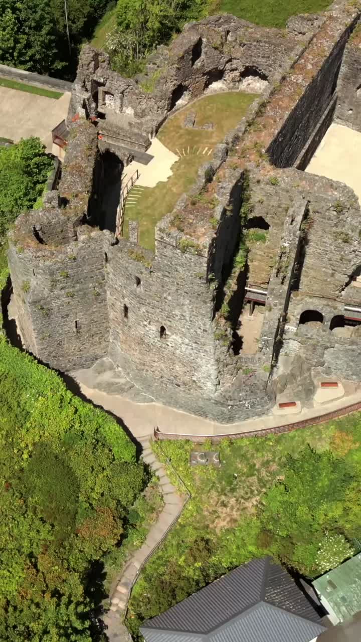 Overhead social ratio aerial video of Carlingford in County Louth, Ireland. Filmed in 1080x1920, 60FPS and with Rec709 color