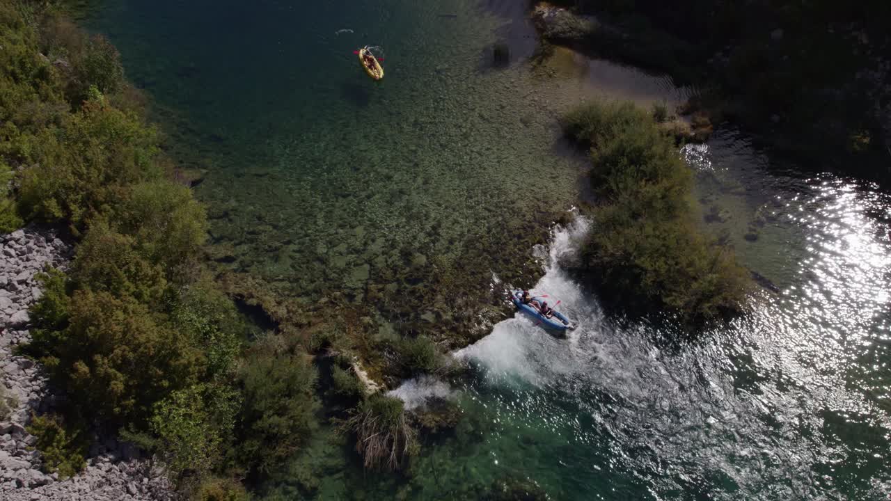 Kayak sul fiume panoramico della Zrmanja