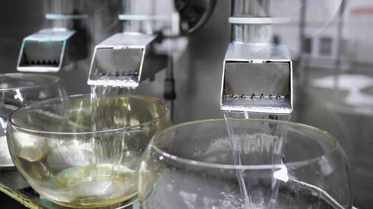 위스키 증류소 안의 여러 개의 동작하는 영혼 금고