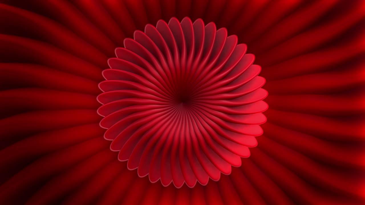 patrón de flores en espiral abstracto rojo