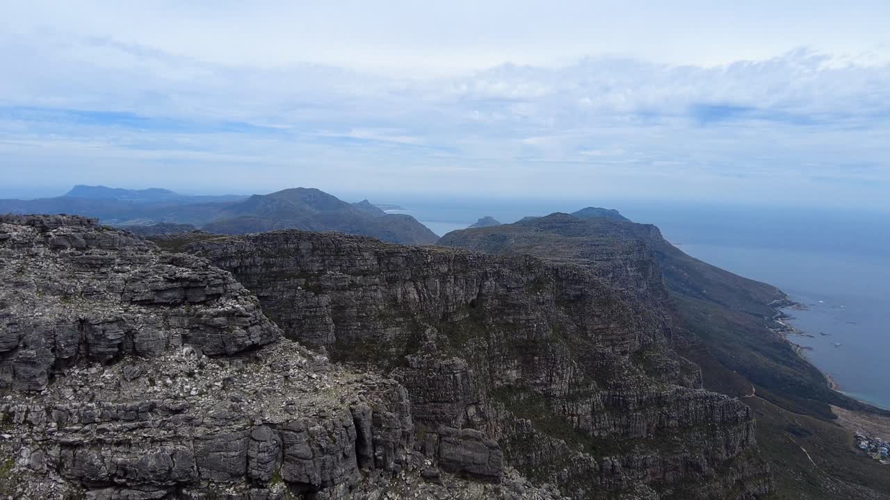 Famosa montagna a tavola vicino a Città del Capo in Sudafrica.