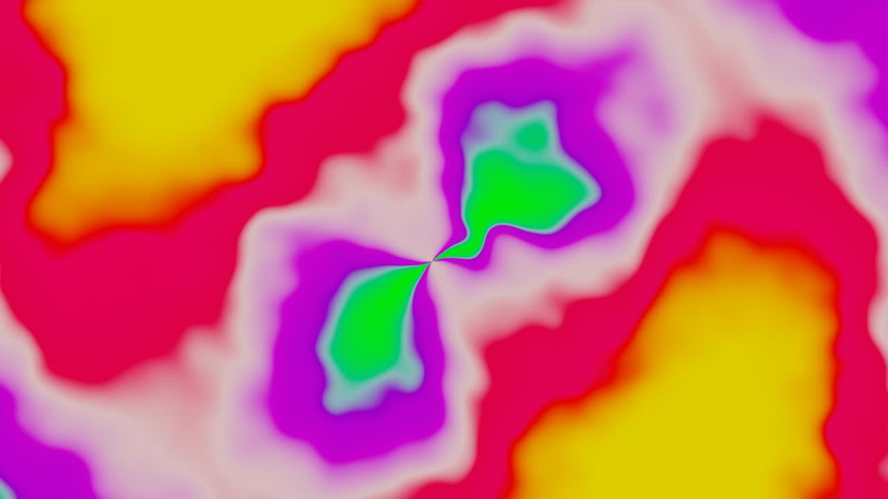 abstractas manchas voladoras brillantes de varios colores