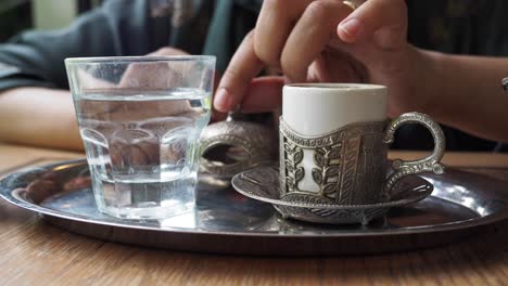 turkish coffee preparation