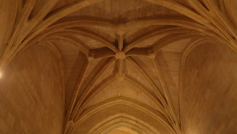 view of the cathedral's ceiling and altar