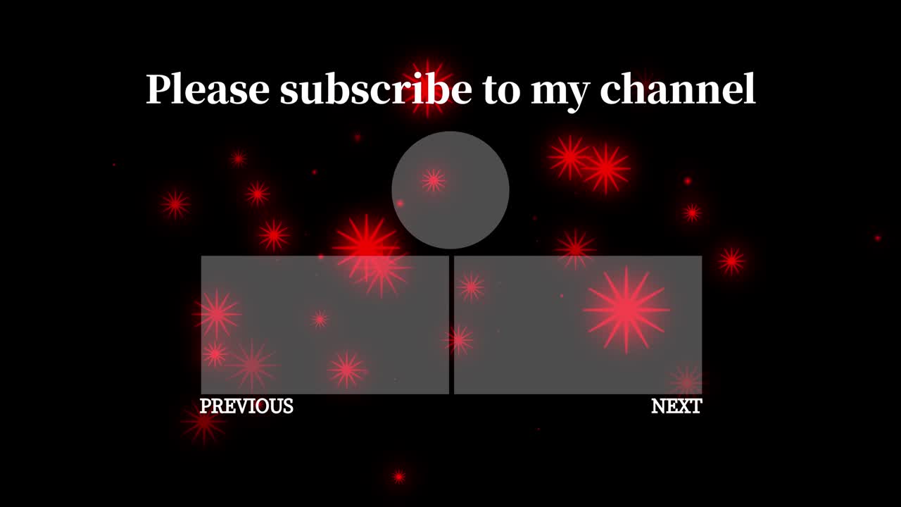 객체 조명 엔드 카드 엔딩 스크린 모션 그래픽