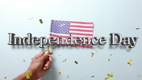 Animation-of-4th-of-july-independence-day-text-over-confetti-and-flag-of-united-states-of-america