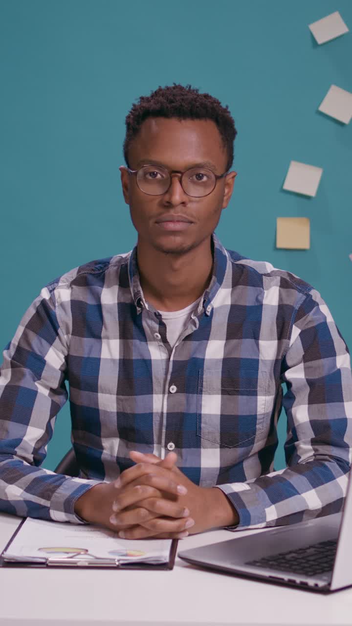 Professional Man at Desk