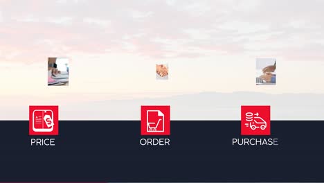 business presentation with team and pricing information