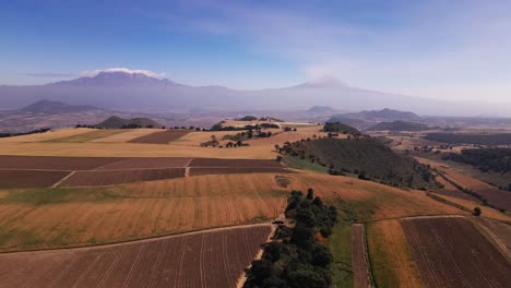 volcanes popo - izta vistos desde la ciudad de mexico