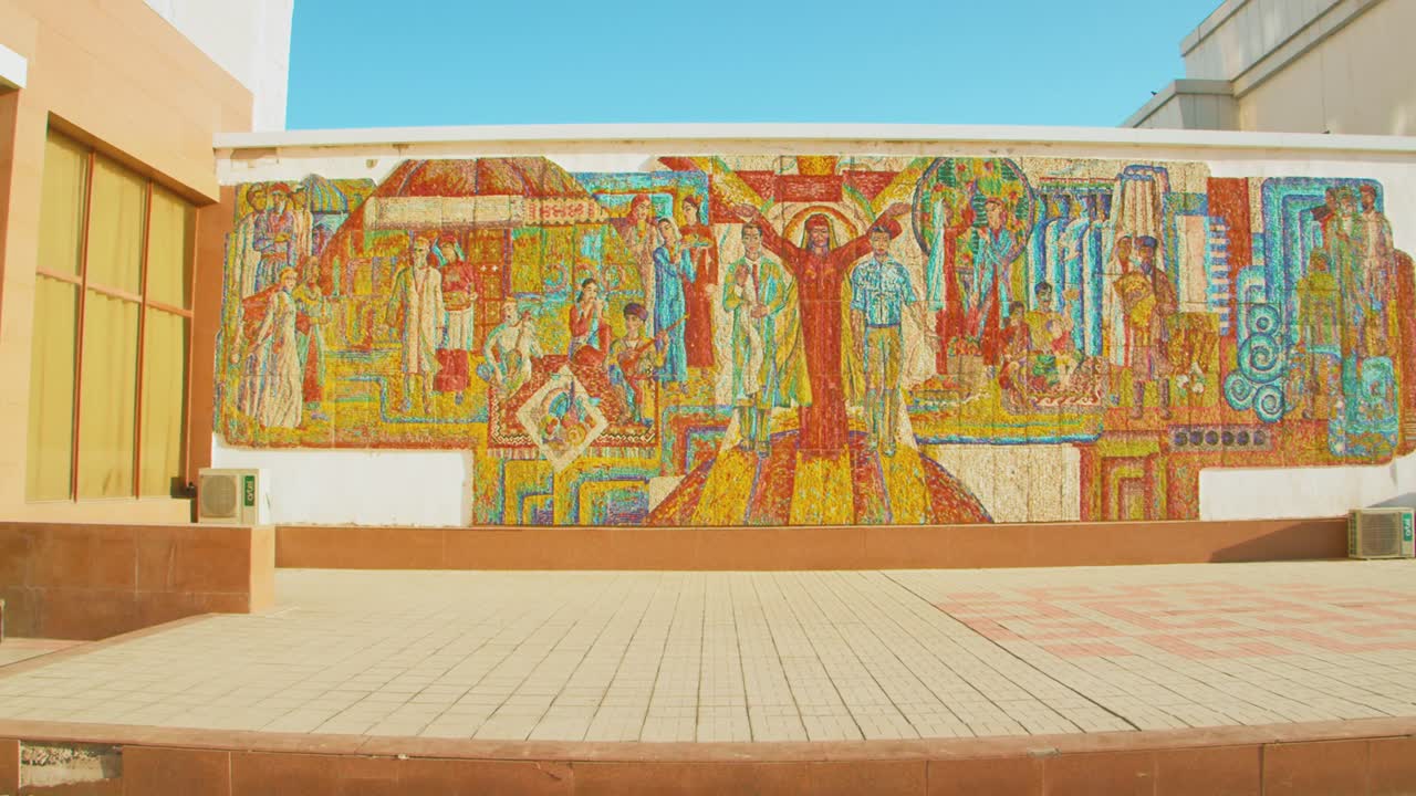 Nukus mosaic in Karakalpakstan Uzbekistan 3 of 3