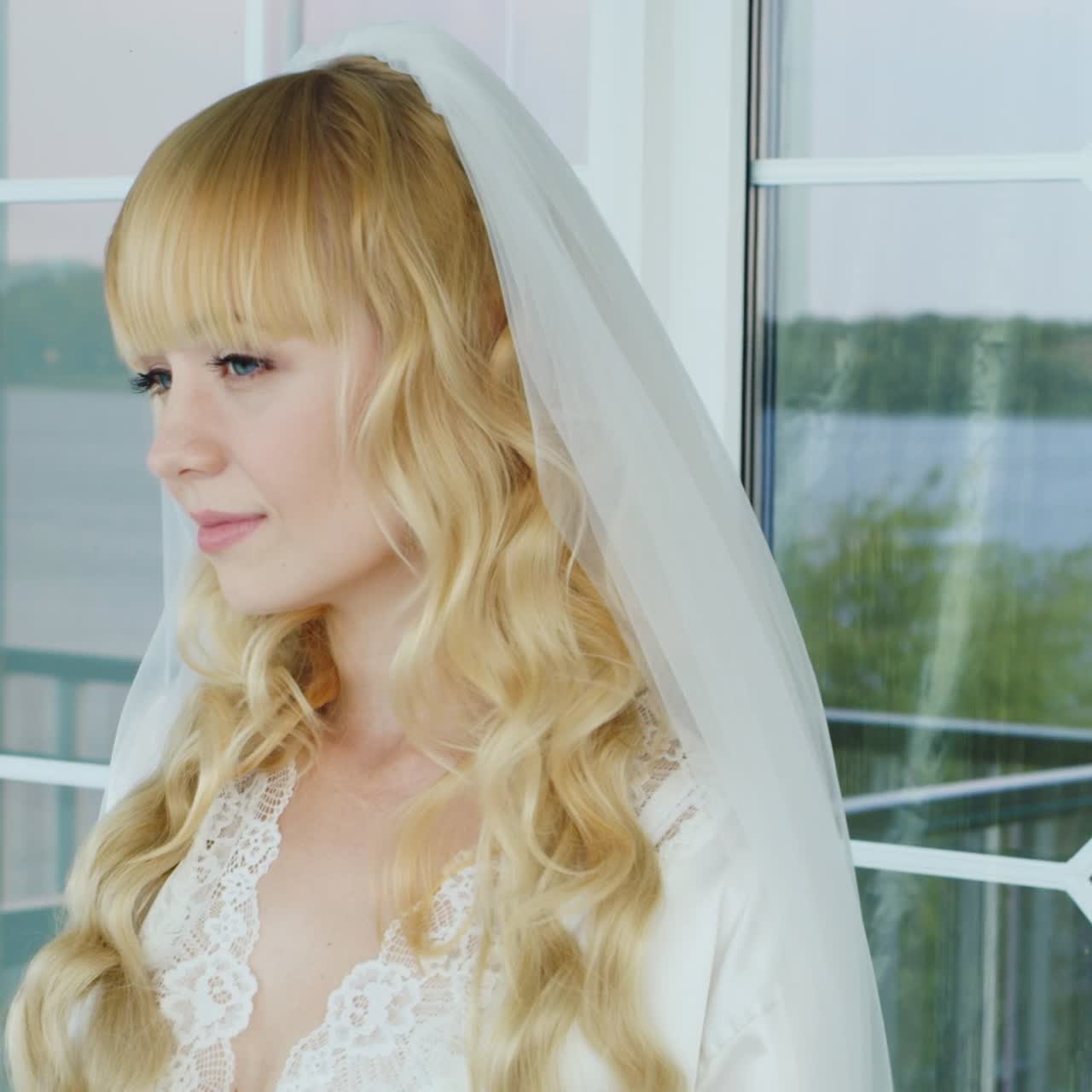Portrait Of A Beautiful Blonde Bride 03