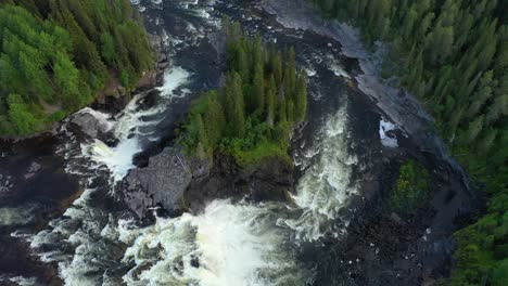 ristafallet waterfall in the western part of jamtland is listed as one of the most beautiful waterfalls in sweden.