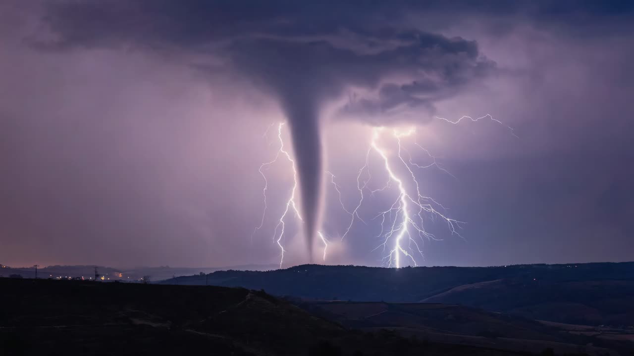 Tornado and Lightning Storm