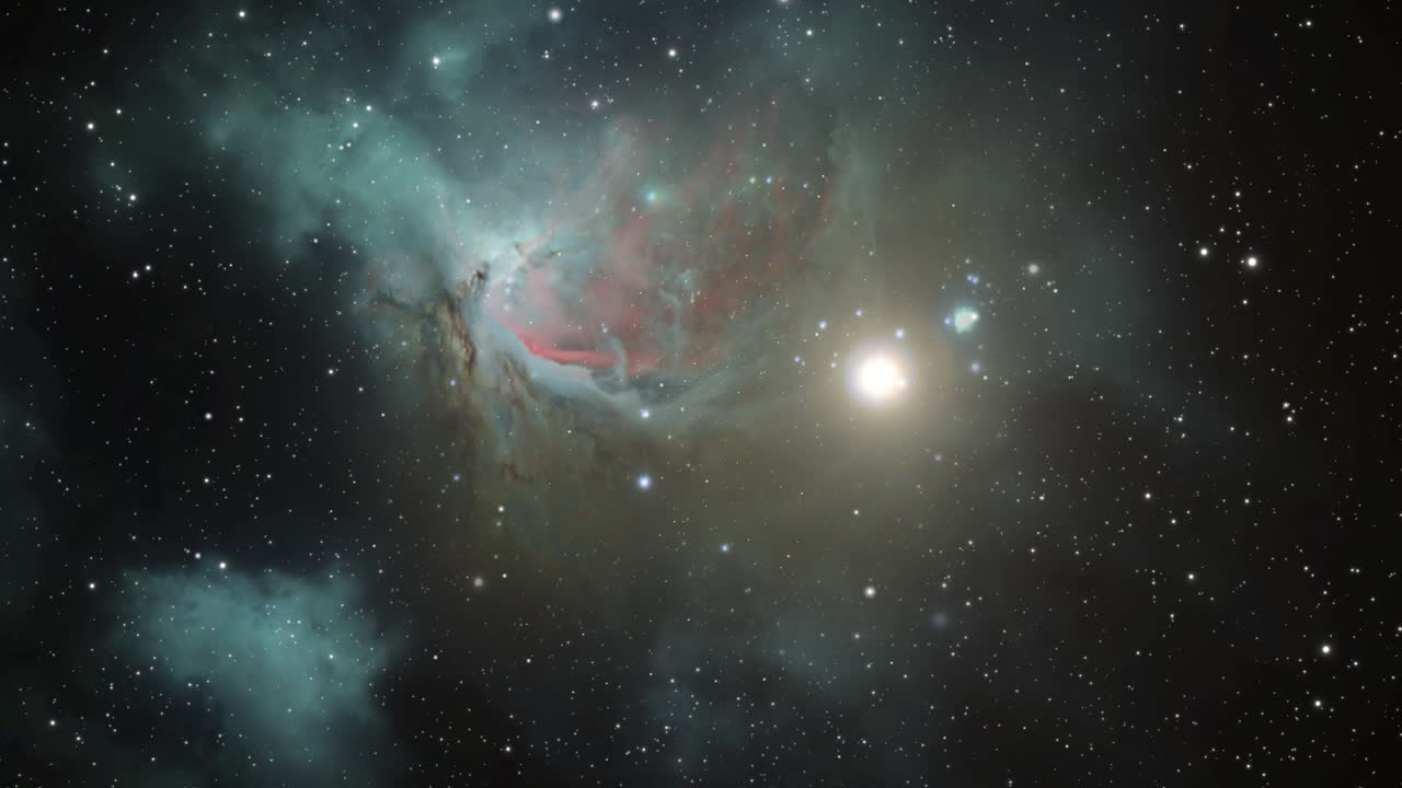 exploration in space, nebula 4k
