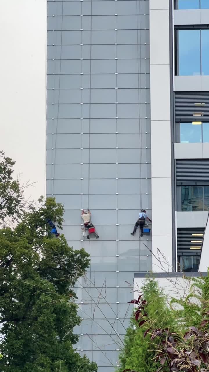 limpieza exterior del edificio