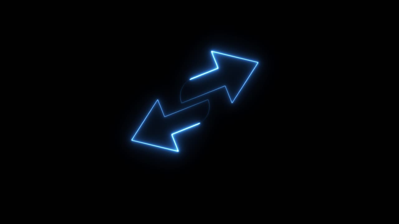 Neon Reverse Arrows