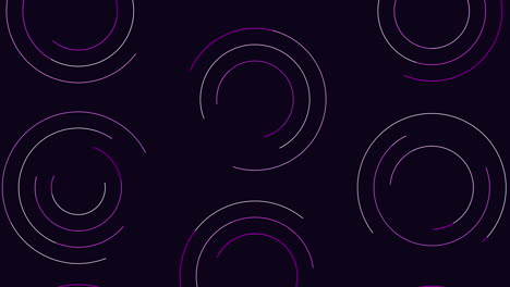 mesmerizing black and purple spiral pattern on dark background