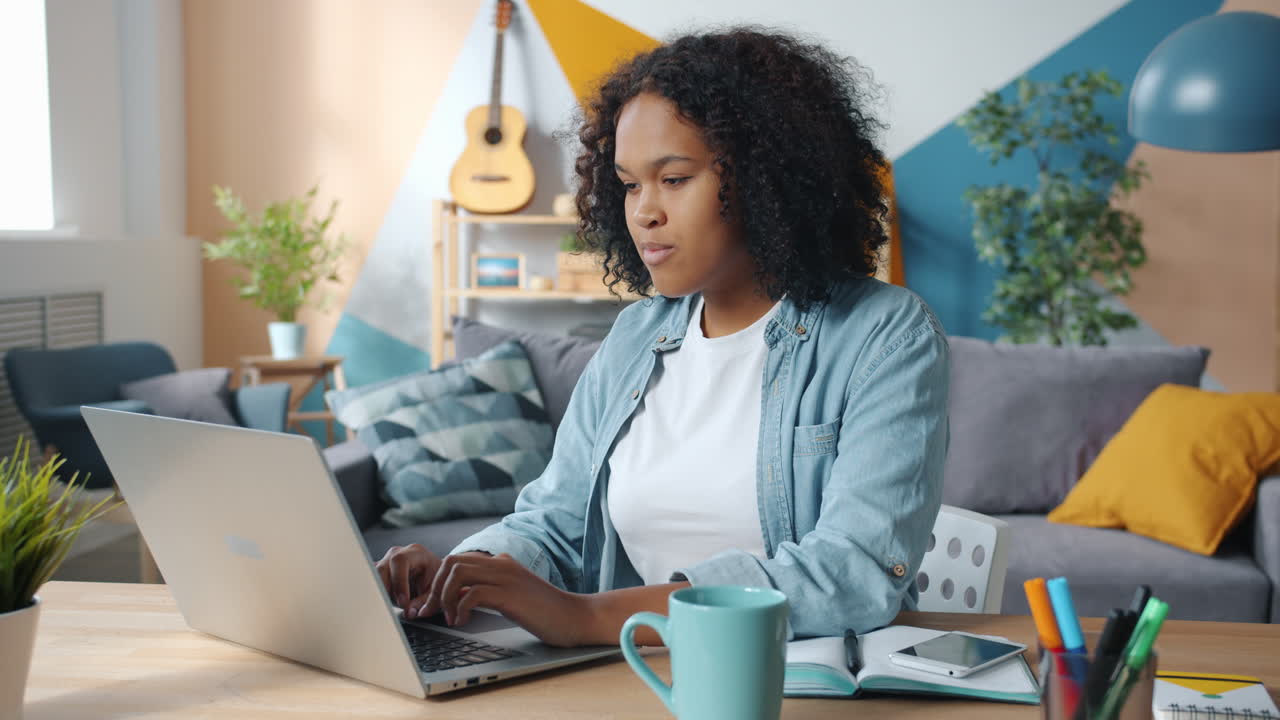 Woman Working from Home