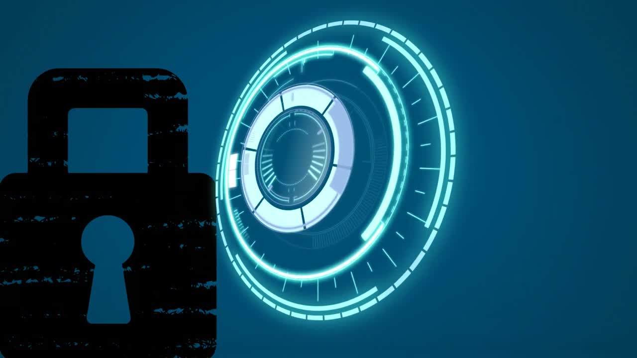 animación del círculo de carga sobre el candado