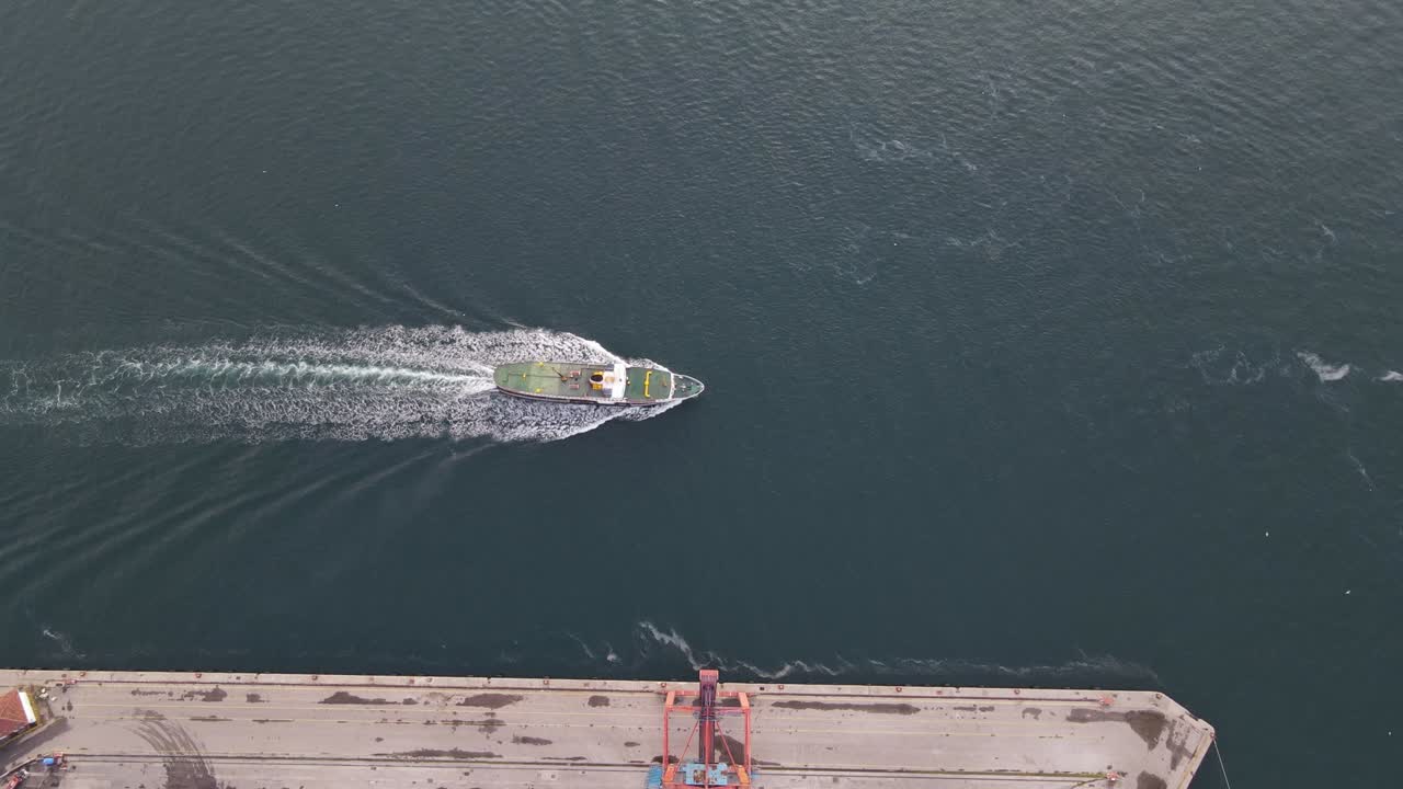 харэм-харбор дрон видео ускудар стамбул турция