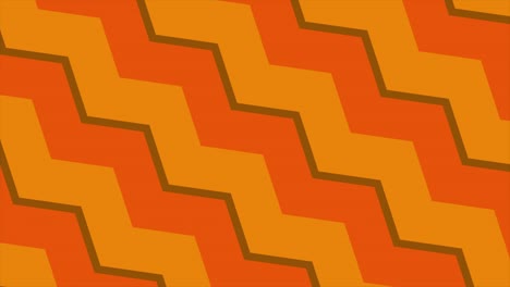fondo de línea naranja ondulada abstracta animación en bucle video de stock 4k